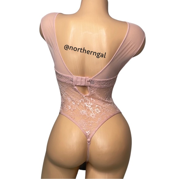 Victoria’s Secret Floral Lace And Mesh Bodysuit - Picture 11 of 17